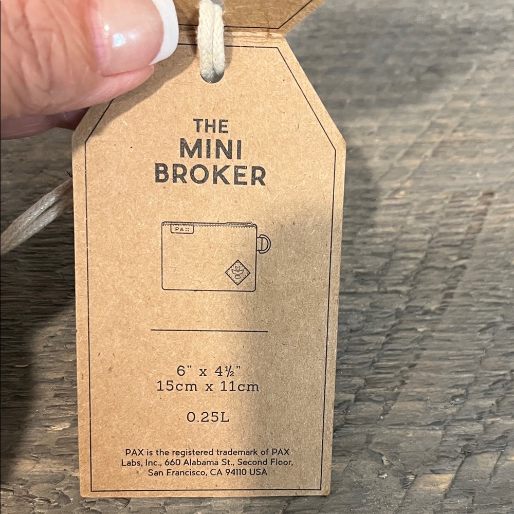 The Mini Broker - Smell Proof Zippered Small Stash Bag - NWT - Picture 11 of 11